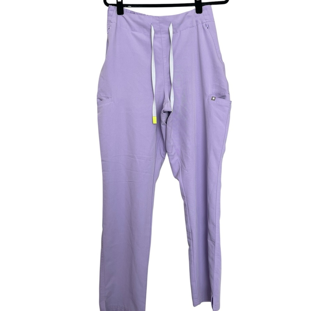 Figs Lavender Drawstring Scrub Pants - image 1